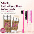 Silkset wax stick with 3 styling combs