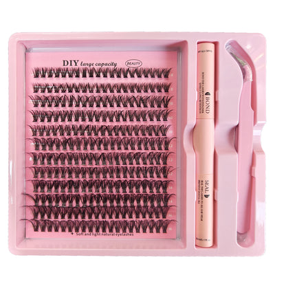 Kit fai da te per ciglia a grappolo Fluttera – Effetto salone a casa
