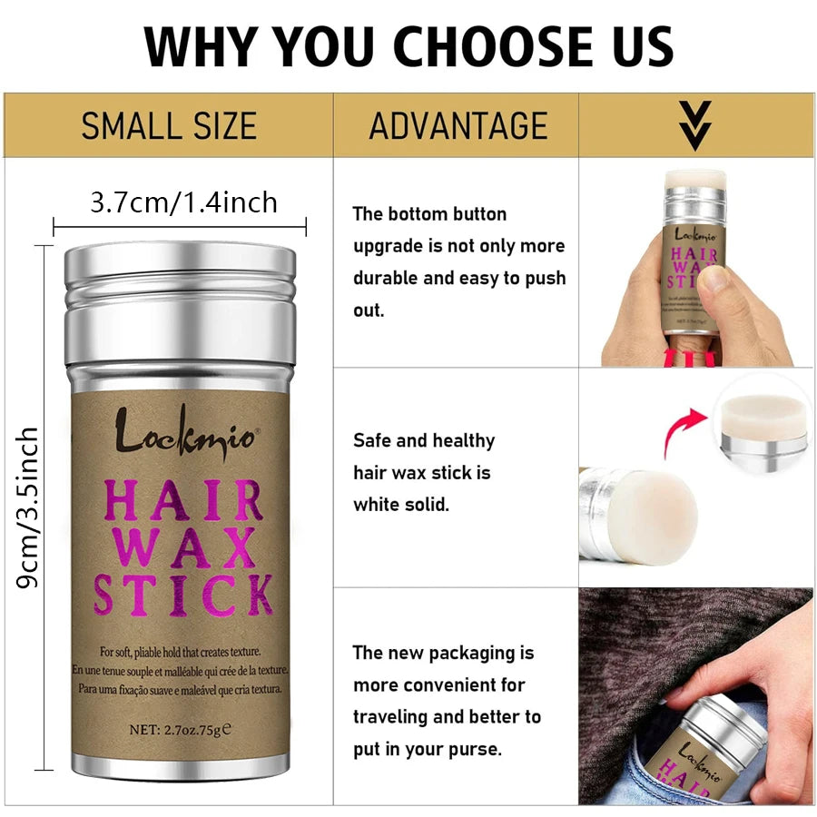 Silkset Wax Stick – Anti-Frizz Flyaway & Edge Control