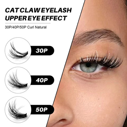 Kit fai da te per ciglia a grappolo Fluttera – Effetto salone a casa